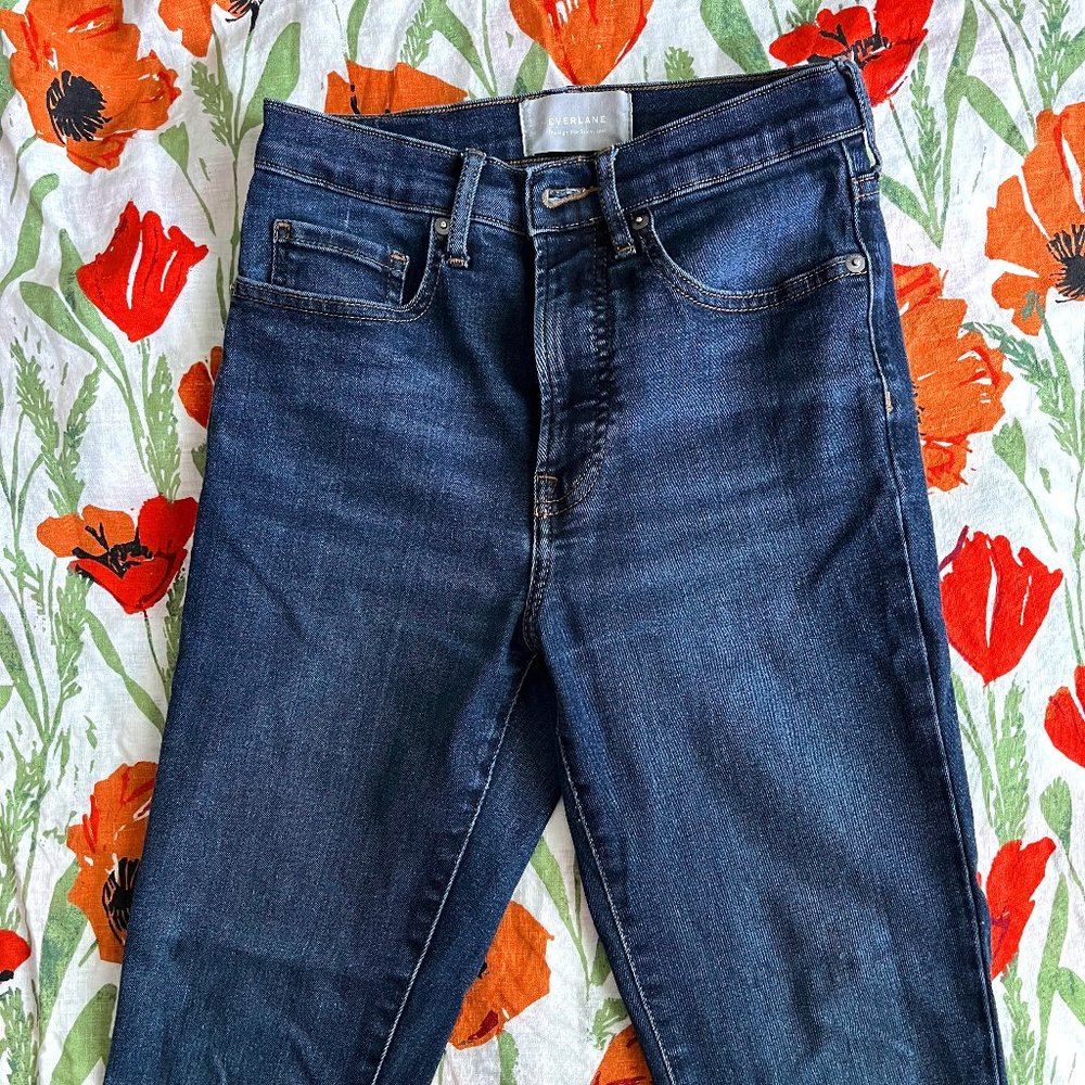 Everlane high rise skinny jeans - tall